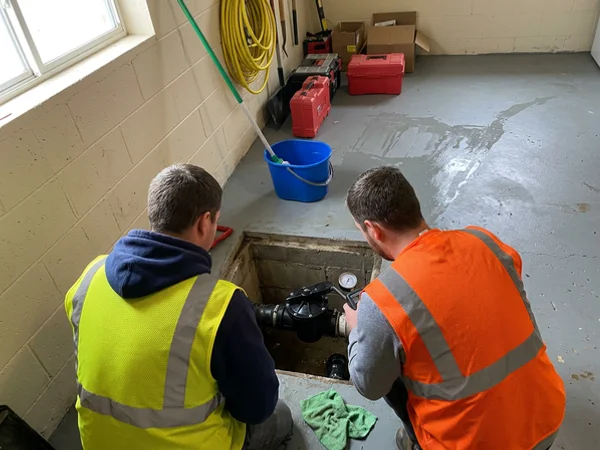 Post-repair backflow test after clearing the valve