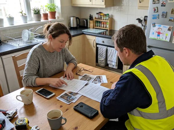 Reviewing the insurer documentation package with the homeowner