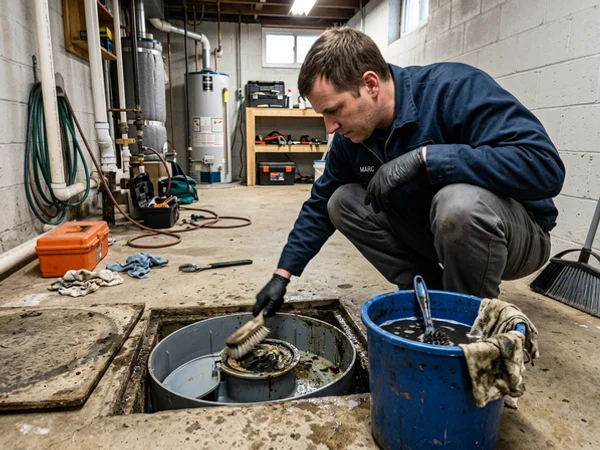 Cleaning grease and wipes buildup off the valve seat